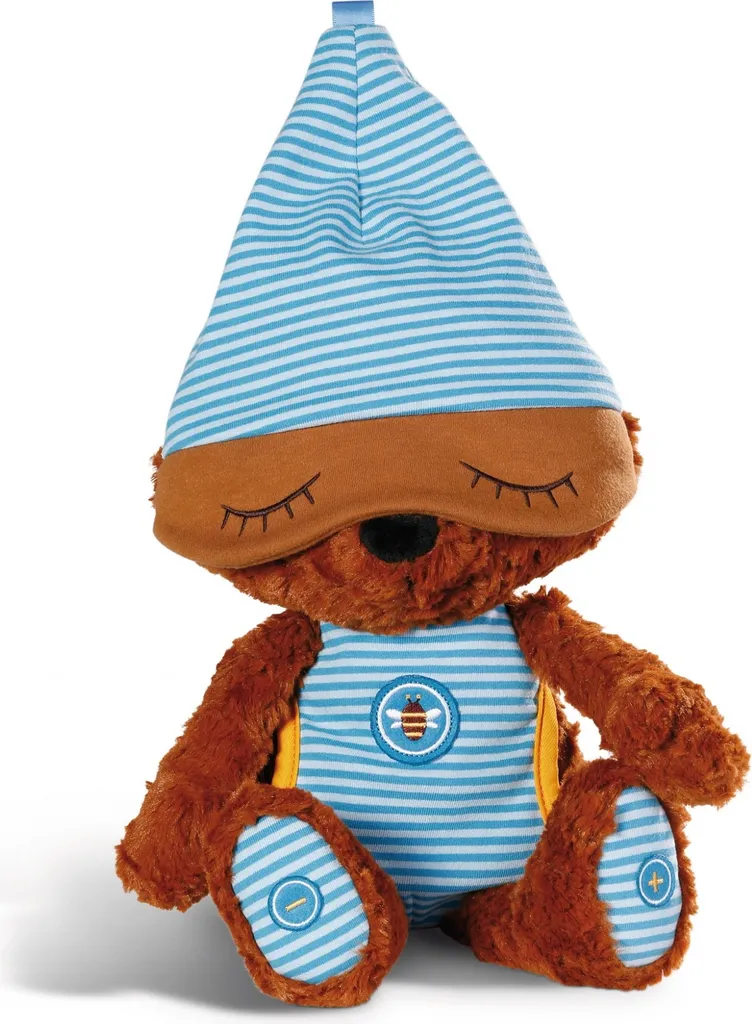 Nici 44531 Schlafmützen Schlummsi Der Schlummergeschichten-Bär Ca 38cm Blau 3 Nici 44531 Schlafmützen Schlummsi Der Schlummergeschichten-Bär Ca 38cm Blau