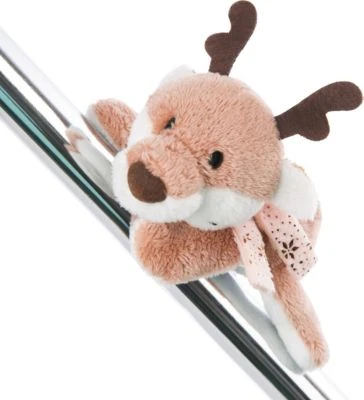 MagNICI GREEN Plüschmagnet Magnettier Rentier Jonte, 12 Cm (48305)