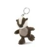 Nici 27468 Schlüsselanhänger Dachs Ca 10cm Plüsch Kuscheltier Forest Friends -Nici 27468