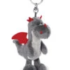 Nici 34091 Schlüsselanhänger Drache Dracon Grau Ca 10cm Plüsch Dragons -Nici 34091tw