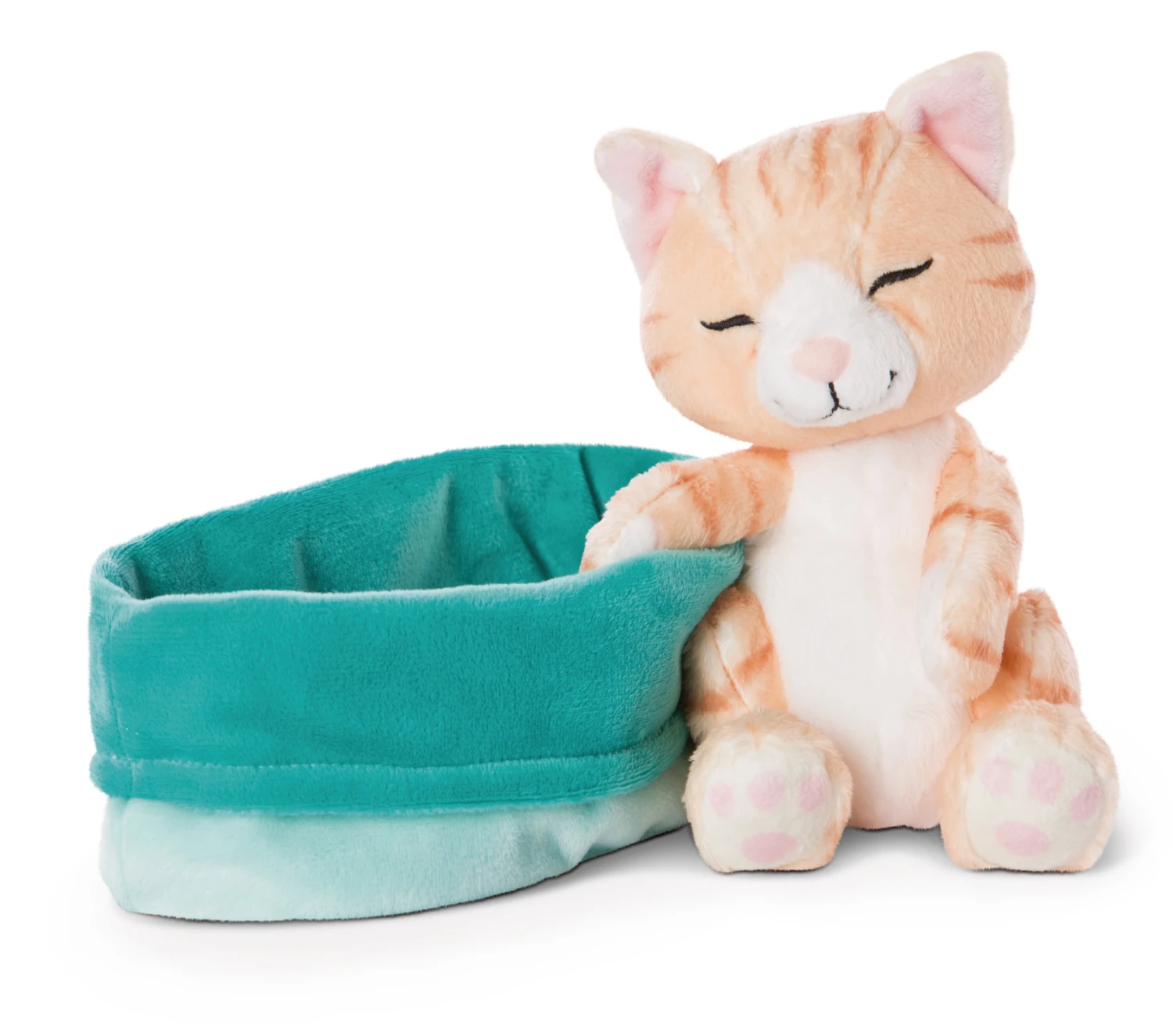 Nici 47145 Sleeping Kitties Schlafende Katze Im Körbchen 16cm Plüsch Rot 4 Nici 47145 Sleeping Kitties Schlafende Katze Im Körbchen 16cm Plüsch Rot – Bild 2