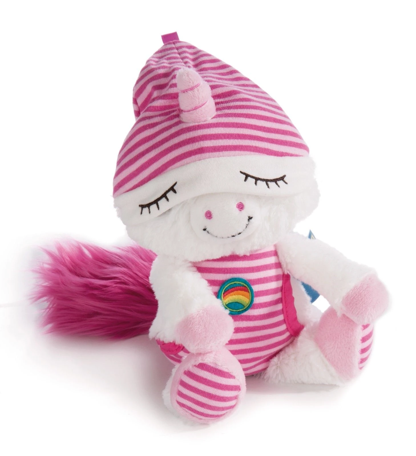 Nici 41369 Schlafmützen Einhorn Fyala Weiß-rosa 22cm Plüsch Kuscheltier 5 Nici 41369 Schlafmützen Einhorn Fyala Weiß-rosa 22cm Plüsch Kuscheltier – Bild 3