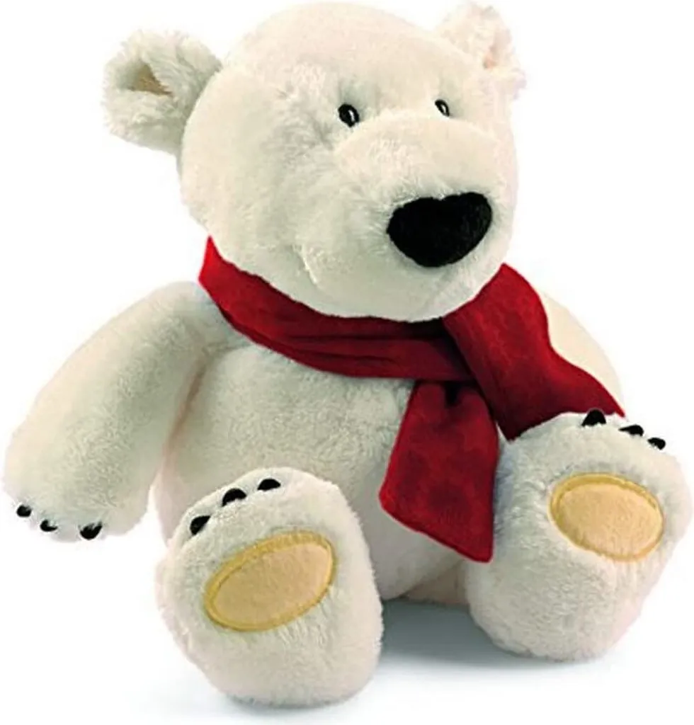 NICI 25960 - Plüschtier - Eisbär Mit Schal (35cm) Kuscheltier Stofftier Plüschfigur 3 NICI 25960 - Plüschtier - Eisbär Mit Schal (35cm) Kuscheltier Stofftier Plüschfigur