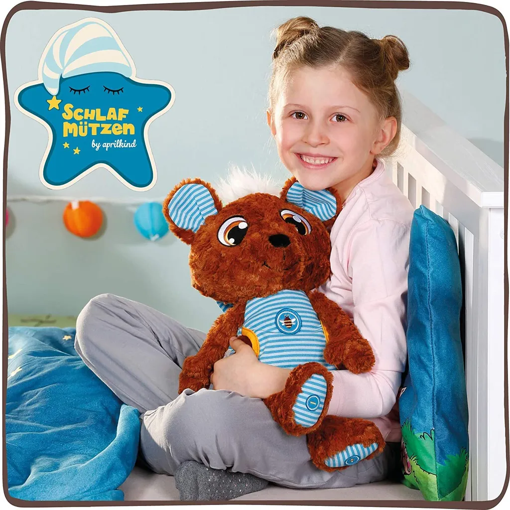 Nici 44531 Schlafmützen Schlummsi Der Schlummergeschichten-Bär Ca 38cm Blau 12 Nici 44531 Schlafmützen Schlummsi Der Schlummergeschichten-Bär Ca 38cm Blau – Bild 10